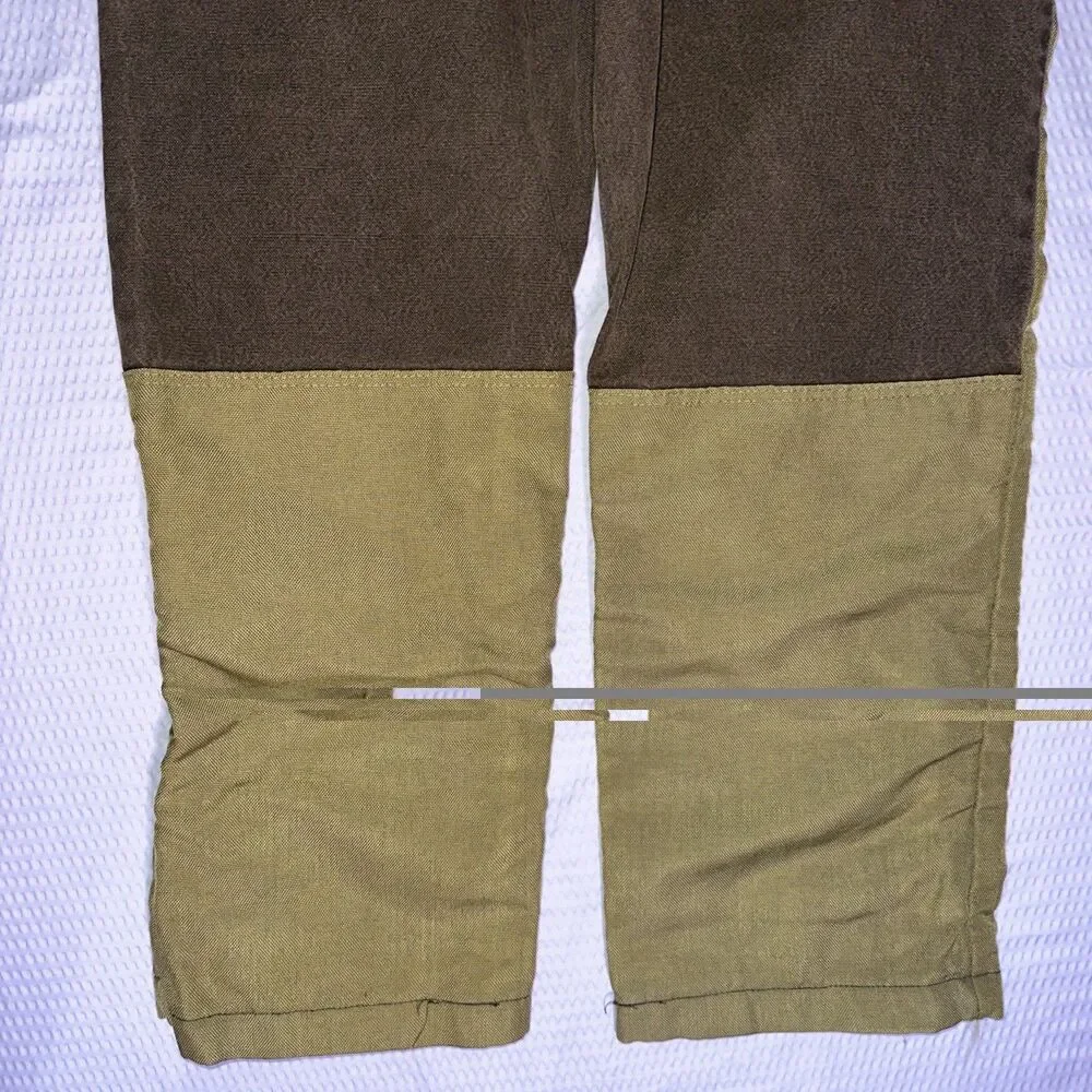 Wrangler Pro Gear Briar Hunting Pants Mens 34x30 Brown Canvas Brush Guard